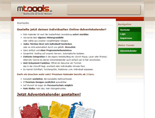 Tablet Screenshot of mtoools.de